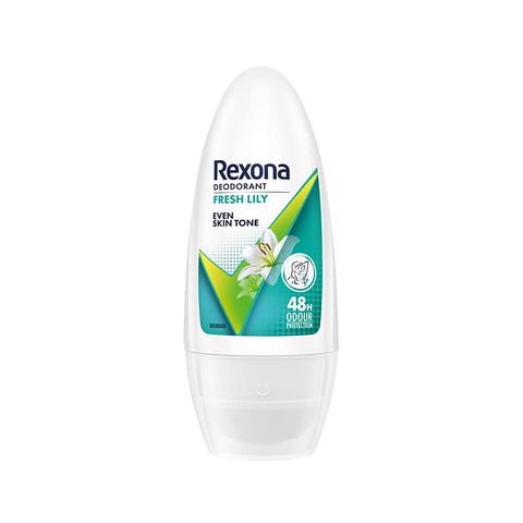 Rexona Fresh Lily Underarm Roll On Perfume For Women, Alcohol Free, 50 ml