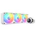 NZXT Kraken 360 RGB - 360mm AIO CPU Liquid Cooler - RL-KR360-W1 - Customizable 1.54 inch Square LCD Display for Images, Performance Metrics - High-Performance Pump - White
