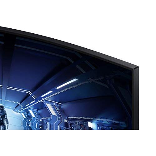 Samsung 34' Odyssey G5 Ultra-Wide Gaming Monitor with 1000R Curved Screen, 165Hz, 1ms, FreeSync Premium, Large Display, Eye Comfort, Multiple Ports, WQHD, LC34G55TWWNXZA, Black