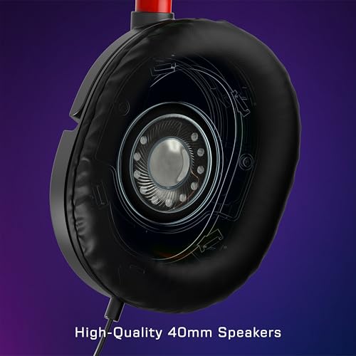 Turtle Beach Recon 50 Wired Gaming Headset - PC, Mac, PS4, PS5, Xbox Series X|S & Xbox One, & Mobile/Tablet with 3.5mm Removable Mic, 40mm Speakers, & In-line Controls – Black