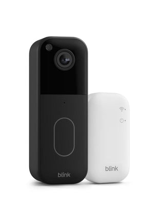Blink Video Doorbell – Head-to-toe HD view, two-year battery life, and simple setup. Sync Module Core included – System (Black)