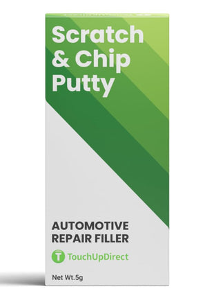TouchUpDirect Scratch & Chip Putty - Ready-Mixed 5g Automotive Body Filler Kit for Deep Scratches & Gouges, Complete Chip Repair Kit with Spreader & Sandpaper - No Mixing Required