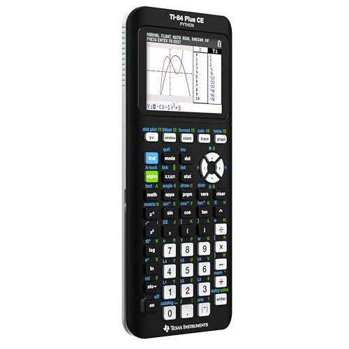 Texas Instruments TI-84 Plus CE Color Graphing Calculator, Black
