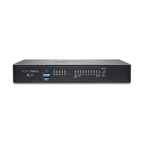 Sonicwall TZ670 Secure Upgrade Plus - 2YR Essential Edition (02-SSC-5659) | TZ670 Network Security Appliance with 2 Year Essential Protection Service Suite | Next-Generation Firewall