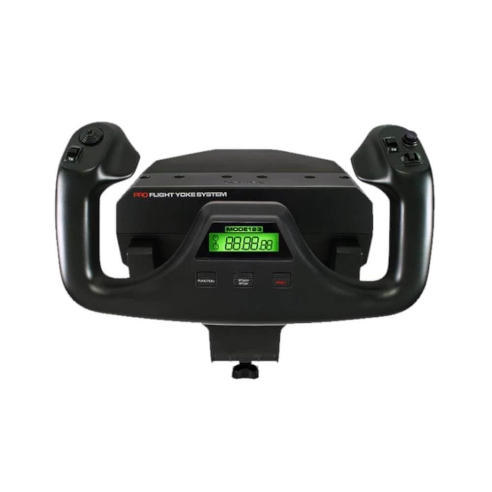 Logitech G PRO Flight Yoke System, Professional Simulation Yoke and Throttle Quadrant, 3 Modes, 75 Programmable Controls, Configurable Throttle Knobs, Steel Shaft, USB, PC - Black