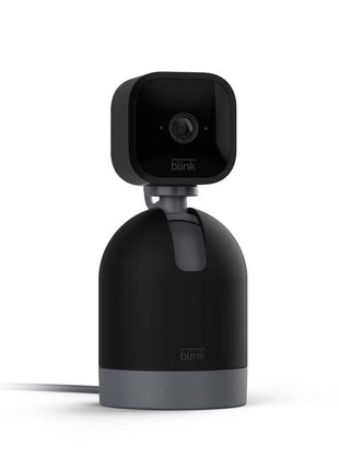 Blink Mini Pan-Tilt Camera (newest model), Rotating indoor plug-in smart security camera, two-way audio, HD video, motion detection, Works with Alexa (Black)