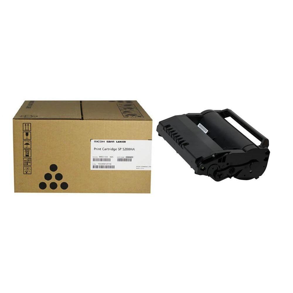 Ricoh 406683 Black AIO Toner Cartridge Type SP 5200HA