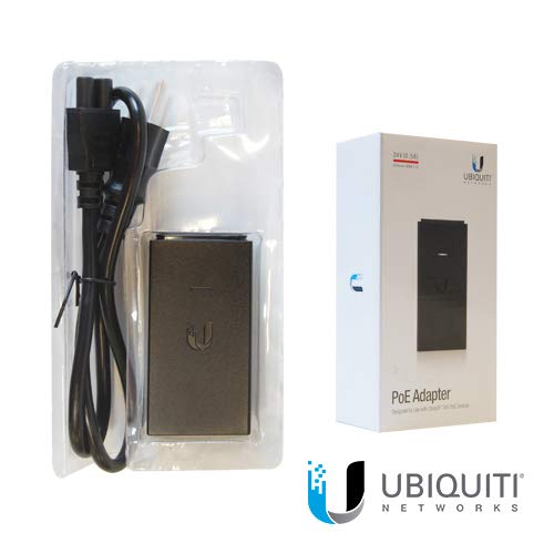 Ubiquiti Networks 24-Volt Dc 12W Poe Adapter, Max Surge Discharge 1500A Power - Protects Against ESD Events - Compatible with airGateway, (POE-24-12W)