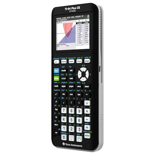 Texas Instruments TI-84 Plus CE Color Graphing Calculator, Black