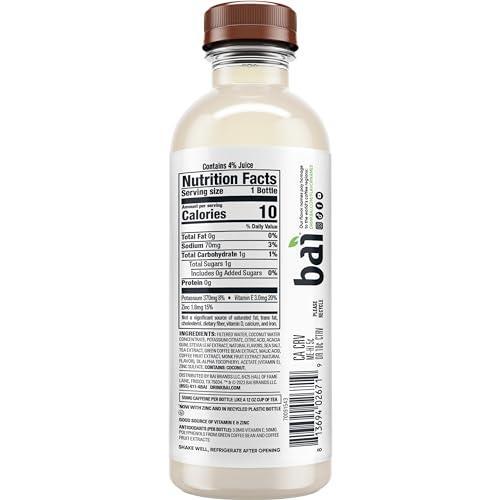 Bai Antioxidant Infused Water Beverage, Molokai Coconut, with Vitamin C and No Artificial Sweeteners, 18 Fluid Ounce Bottle, 12 Pack