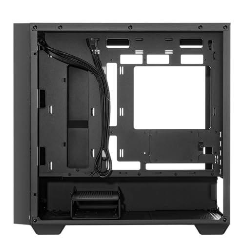 ASUS A21 Micro-ATX Case Black Edition Supports Graphics Cards up to 380mm, 360mm Coolers, & Standard ATX PSUs, Porous Front-Panel Mesh, Compatible with New BTF Hidden Connector Technology
