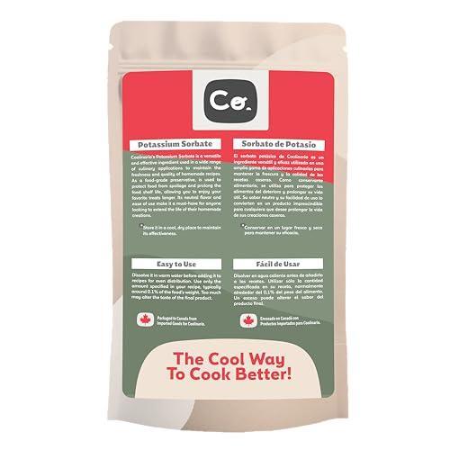 Coolinario Potassium Sorbate (2 Oz) Food Grade Preservative for Wine Stabilization, Homemade Jams, Baked Goods, Cheese Making & Dried Snacks | Extends Freshness & Shelf Life | Easy to Use