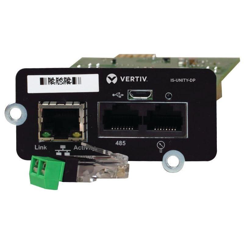 Vertiv Liebert IntelliSlot Unity-DP - Network Card |Remote Monitoring Adapter | Dual Protocol (IS-UNITY-DP)
