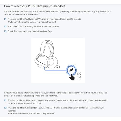 PlayStation Pulse Elite Wireless Headset