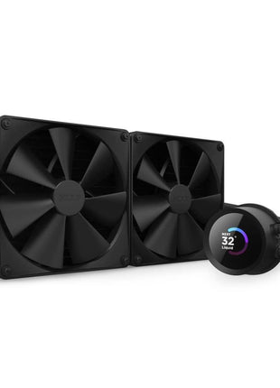 NZXT Kraken 280-280mm AIO Liquid CPU Cooler, LCD - Black | 280mm AIO with a customizable 1.54-inch square LCD. Monitor temps or show custom art, all controlled through CAM.