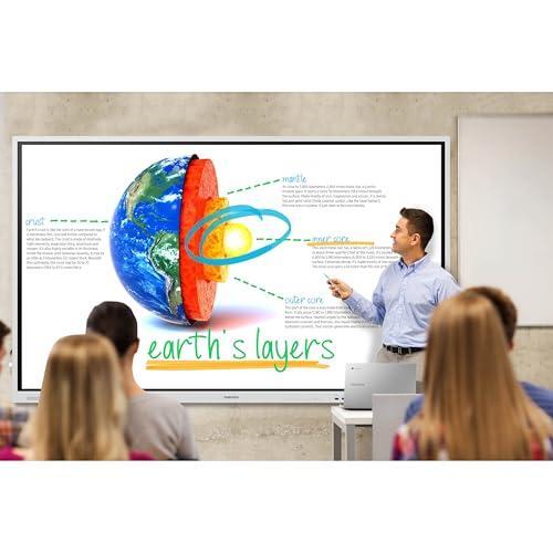 SAMSUNG Pro 65” 4K WMB Interactive Display, SmartView+, Built-in Speakers, Wi-Fi and Bluetooth Embedded, Durable Screen, Universal Pairing, LH65WMBWBGCXZA