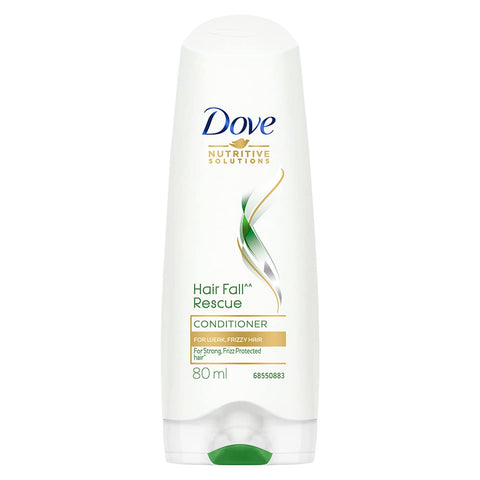 Dove Hair Fall Rescue Hair Conditioner with Sunflower Oil and Moisture Lock Technology, 80 ml
