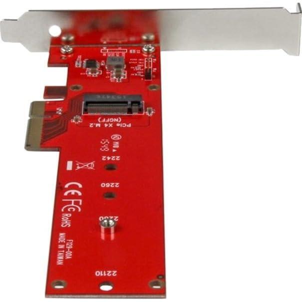 StarTech.com M2 PCIe SSD Adapter - x4 PCIe 3.0 NVMe / AHCI / NGFF / M-Key - Low Profile and Full Profile - SSD PCIe M.2 Adapter , TAA (PEX4M2E1)