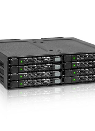 Icy Dock ToughArmor MB998SP-B 8 x 2.5 inch SATA 7 mm Gbps HDD/SSD Mobile Rack/Cage in 1 x 5.25 inch Bay [parallel import goods]
