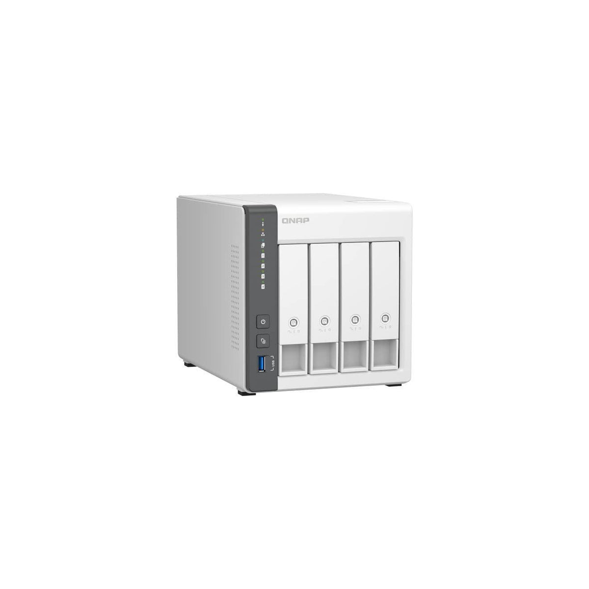 QNAP TS-433-4G-US 4 Bay NAS with Quad-core Processor, 4 GB DDR4 RAM and 2.5GbE Network (Diskless)