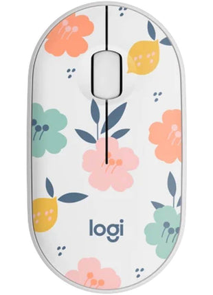 Logitech M340 Wireless Mouse with Limited Edition Prints, USB Receiver and Silent Clicks, Portable Wireless Mouse for Laptop, PC, Windows, Chrome, Surface, Floral Bouquet - Optical - 32.81