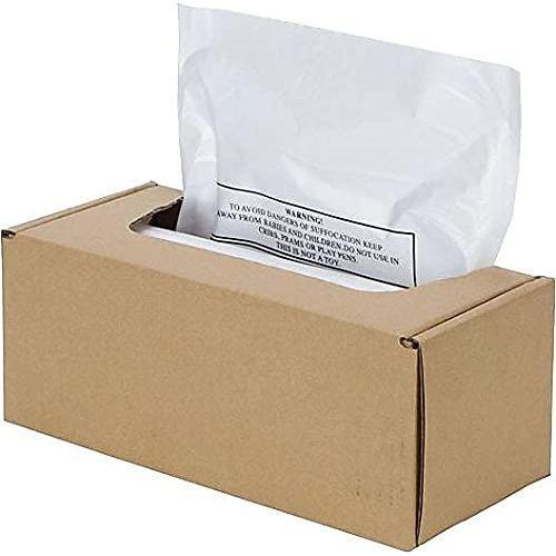 Fellowes Powershred Waste Bags for AutoMax 500C and 300C Auto Feed Shredders, 50 Bags & Ties (3608401)