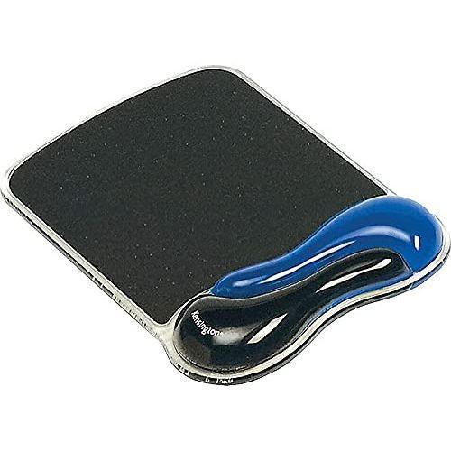 Kensington 62401 Duo Gel Wave Mouse Pad Wrist Rest, Blue