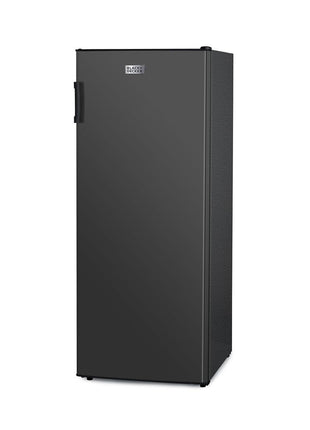 BLACK+DECKER 8.5 Cu. Ft. Upright Freezer, BUF850LB, Black | Stand Up Freezer with Mechanical Temperature Control, Includes 3 Shelves and 4 Door Bins, Manual Defrost, R600a Refrigerant