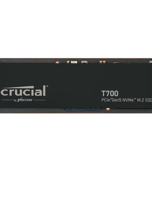 Crucial T700 PCIe Gen5 NVMe 2TB SSD, Up to 12,400MB/s, Intel & Ryzen Compatible, for Hardcore Gaming & High-Speed Storage, Solid State Drive – CT2000T700SSD3