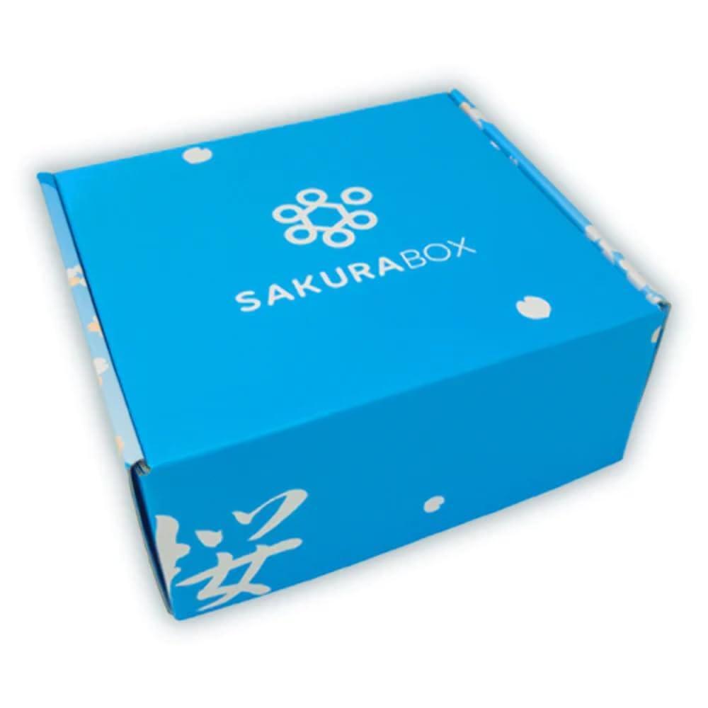 Sakura Box Japanese Candy & Snacks Dagashi Set & Pamphlet 50 Pieces Japanese Food Gift Box