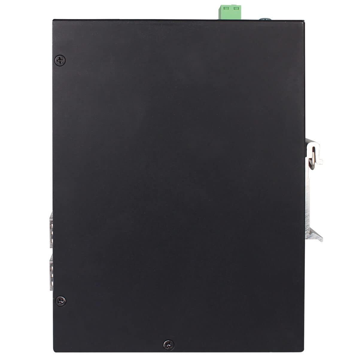Tripp Lite Industrial 5-Port Lite Managed PoE+ Gigabit Ethernet Switch, 2 SFP GbE Slots, 10/100/1000 Mbps RJ45 Ports, 30W Power over Ethernet+, 14° to 140°F Temp Range, 3-Year Warranty (NGI-S05C2POE4)