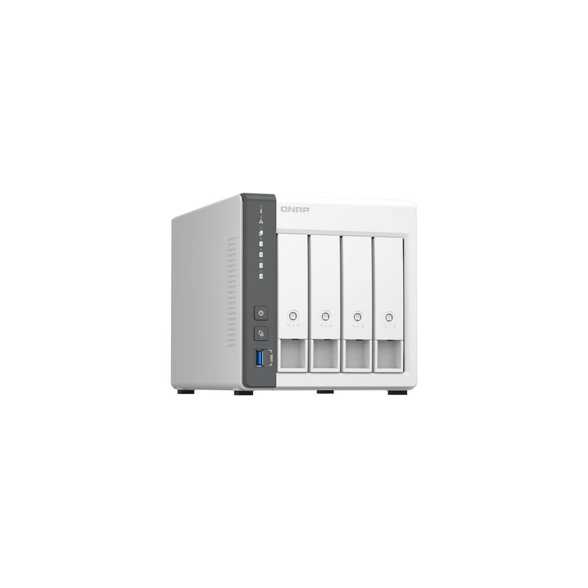QNAP TS-433-4G-US 4 Bay NAS with Quad-core Processor, 4 GB DDR4 RAM and 2.5GbE Network (Diskless)
