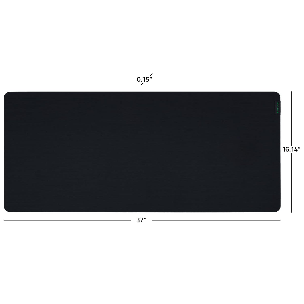 Razer Gigantus V2 Cloth Gaming Mouse Pad (XXL): Thick, High-Density Foam - Non-Slip Base - Classic Black