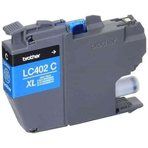 Brother Genuine LC402XL 3PK 3 Pack of High Yield Cyan, Magenta and Yellow Ink Cartridges, Black