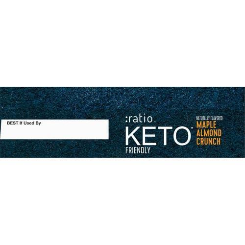 Ratio Trio Maple Almond Crunch Cereal, 10g Protein, Keto Friendly, 10.4 oz
