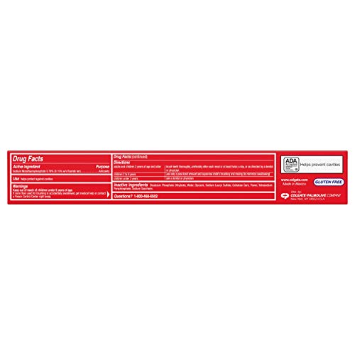Colgate Cavity Protection Toothpaste with Fluoride, Great Regular Flavor, 6 Ounce Tube, 6 Pack