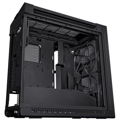 ASUS ProArt PA602 E-ATX Computer Case 420mm Radiator Support, Dual 200mm Built-in Fans, Front Panel IR dust Indicator, Power Lock Latch, Tool-Less PCIe mounting & GPU Holder, 20Gbps USB-C Front I/O