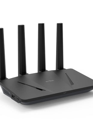 GL.iNet GL-AX1800(Flint) WiFi 6 Router -Dual Band Gigabit Wireless Internet Router | 5 x 1G Ethernet Ports | Up to 120 Devices | OpenVpn&WireGuard