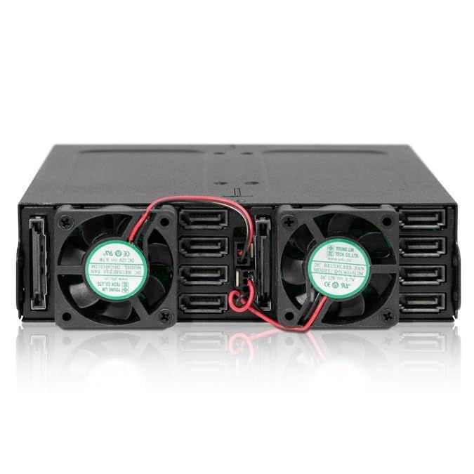 ICY DOCK ToughArmor MB998SP-B Drive Enclosure Internal, Matte Black