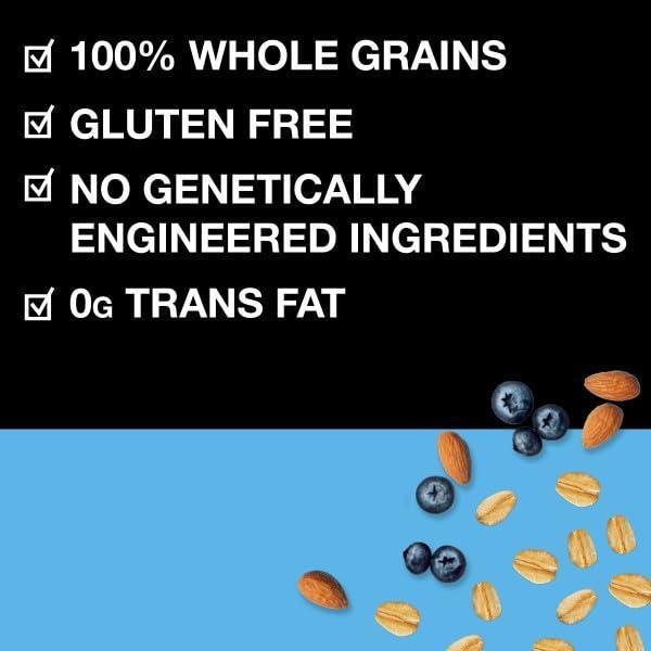 KIND Breakfast Bars, Blueberry Almond, Healthy Snacks, Gluten Free, 100% Whole Grains, 3g Protein, 6 Count