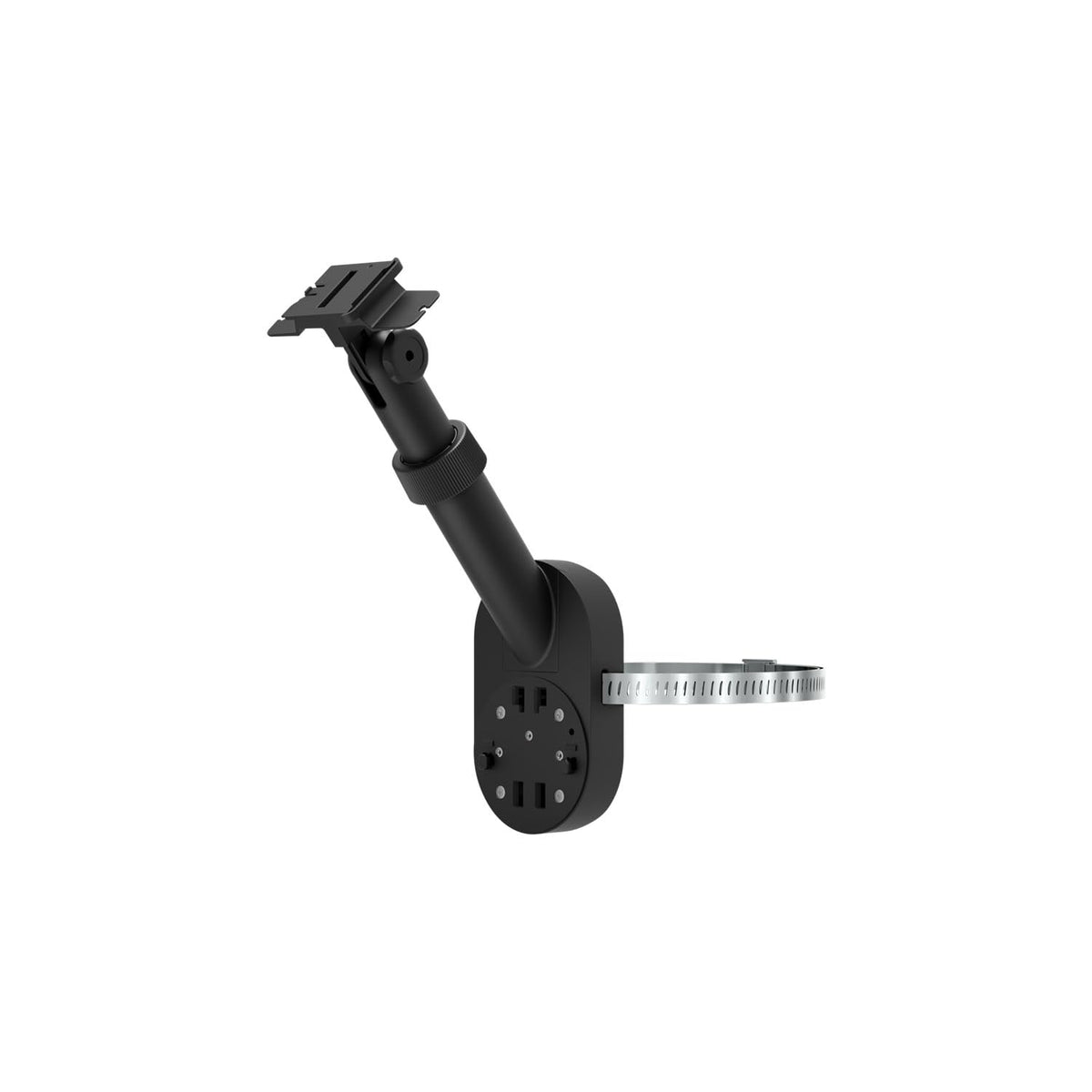 All-New Ring Pole and Wall Mount for Cameras and Solar Panels, Black