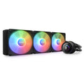 NZXT Kraken 360 RGB - 360mm AIO CPU Liquid Cooler - Customizable 1.54 inch Square LCD Display for Images, Performance Metrics - High-Performance Pump - 3 x F120 RGB Core Fans - Black