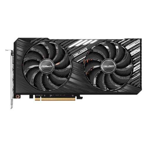 ASRock AMD Radeon RX 7700 XT Challenger 12GB GDDR6 192-bit 0dB Silent Cooling 7680 x 4320 DisplayPort HDMI LED Indicator 18Gbps Dual Fan Graphics Card