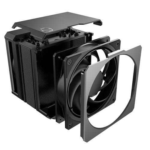Cooler Master Hyper 612 APEX CPU Air Cooler, Dual Mobius 120 PWM Fan, Superconductive Composite 6 Copper Heat Pipes, 159mm Tall, Sleek Top Cover, AMD Ryzen AM5|AM4, Intel LGA 1851|1700 Brackets