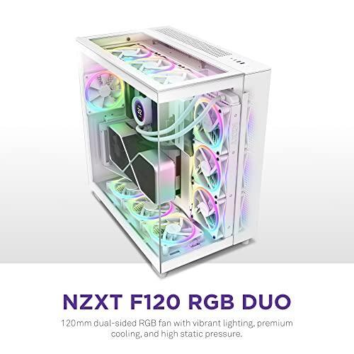 F120RGB Duo - 120mm Dual-Sided RGB Fan - Single Pack (White)