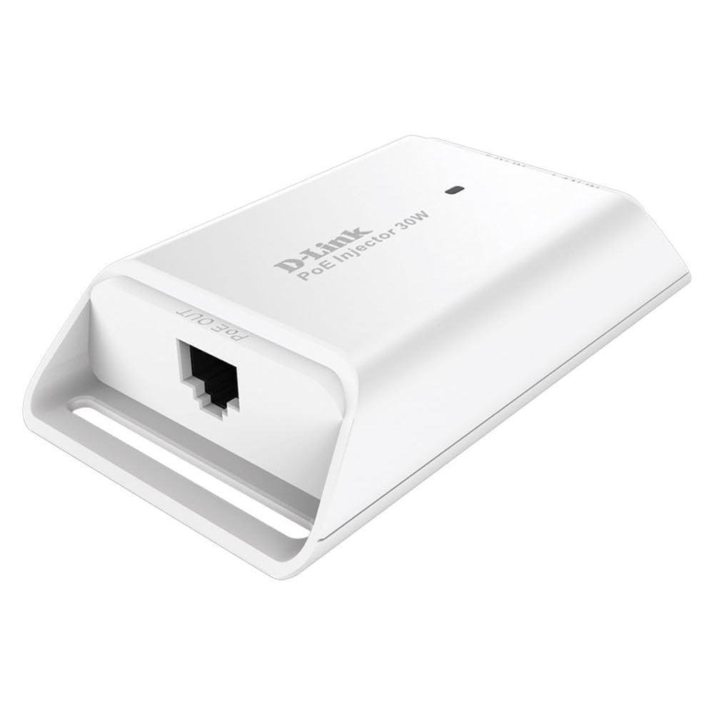 D-Link PoE Injector Adapter 1 Port Gigabit Power Over Ethernet DC Powers IP Camera, Access Points, VoIP Phones (DPE-301GI)