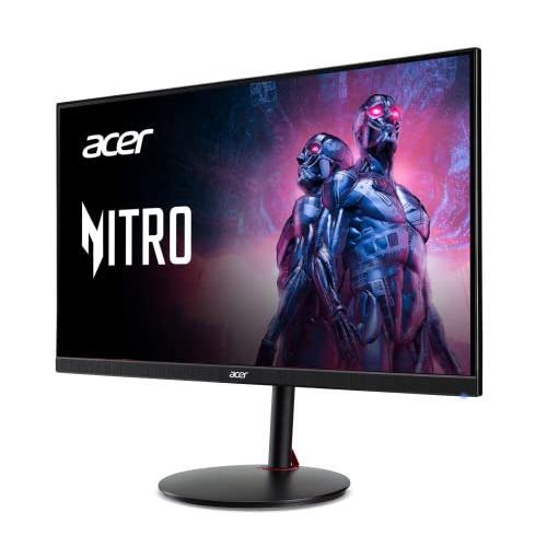 Acer Nitro 27" WQHD 2560 x 1440 PC Gaming IPS Monitor | AMD FreeSync Premium Up to 180Hz Refresh 0.5ms DCI-P3 95% 1 Display Port 1.2 & 2 HDMI 2.0 XV271U M3bmiiprx,Black