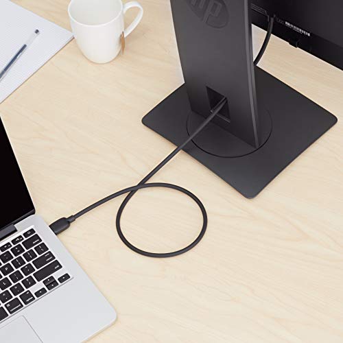 Amazon Basics HDMI Cable, 3 Feet, HDMI 2.1 to HDMI Cable (48Gbps), 8K@60Hz 4K@120Hz Certified Ultra High Speed, Black, Compatible with PS5/Xbox/TV/Monitor