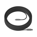 Logitech Strong USB Cable - 82.02 ft USB Data Transfer Cable for Tap, Video Conferencing Camera, Power Supply, PTZ Camera - USB Type A Male USB - USB Type C Male USB