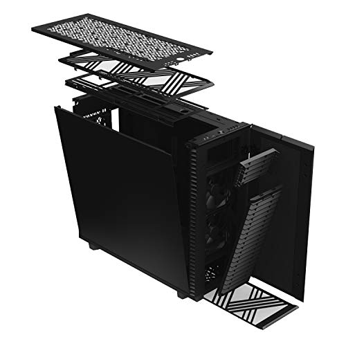 Fractal Design Define 7 XL Black Solid Brushed Aluminum/Steel E-ATX Silent Modular Full Tower Computer Case